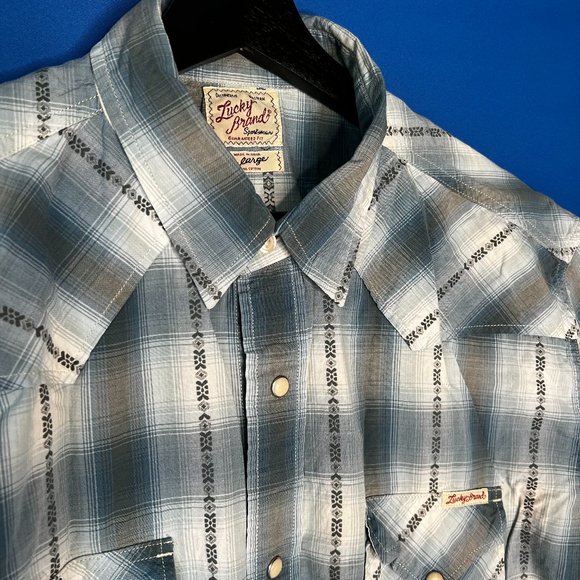 Lucky Men's Button Up XL - Picture 1 of 9